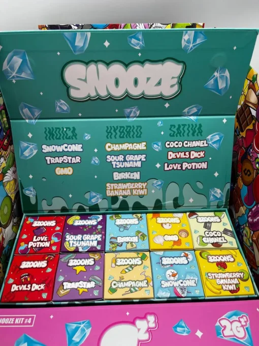 The Snooze 2G Disposable is a popular vaping device that is known for its appealing look and delicious taste. It is filled with weed extract and comes with a charged battery, so you can start vaping as soon as you take it out of the package.