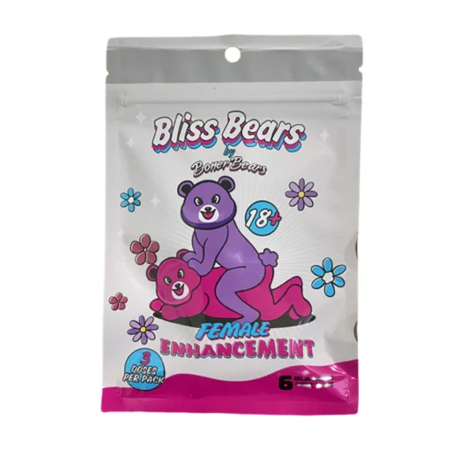 Bliss Bears Female Enhancement Gummies are a delicious, easy, and effective way to enhance your intimate experiences. Crafted with a proprietary herbal blend, these gummies are designed to boost energy, libido, and sexual performance. Six gummies per pack with 3 doses available.